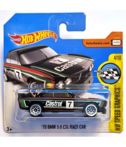 Hot Wheels 73 BMW 3.0 CSL Race Car HW Speed Graphics Siyah